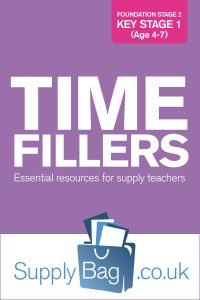 Time Fillers for supply teachers, essential resources for supply teaching